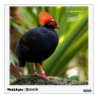Profile of a Roul-Roul Crested Wood Partridge Wall Decal