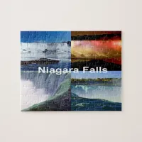 Niagara Falls New York Photo Collage Waterfall Jigsaw Puzzle