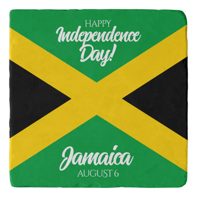 Jamaican Independence Day Jamaica National Flag Trivet