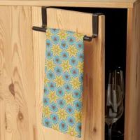 Yellow Star Abstract Kitchen Towel