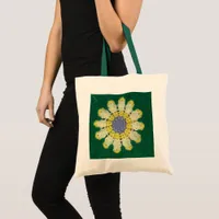 Tote Bag - Crochet Pattern - Daisy