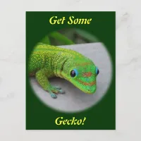 Gold Dust Day Gecko – Audition and Get Some Gecko Postcard