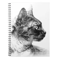 Stella the Gray Cat Notebook