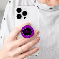 Vibrant, Bold Fuchsia Purple Personalized PopSocket