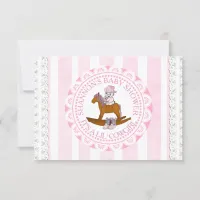 Lil' Cowgirl girl' country and Western Baby Shower Invitation
