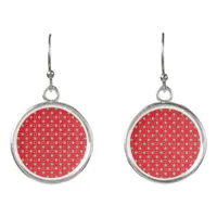 Christmas Holiday Charm Pattern 03 -  Earrings