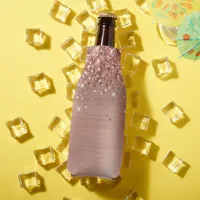 Glittery Rose Gold Foil Blank Bottle Cooler