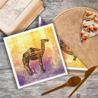 Abstract Collage Ozzy the Camel ID102 Paper Napkins