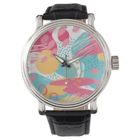 Colorful Abstract Watch