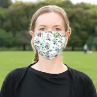 Pretty Floral Feminine Adult Cloth Face Mask