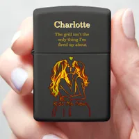 A heartfelt lighter featuring a romantic design