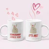 Cute Funny Bunnies Rabbit Pun Love Coffee Mug