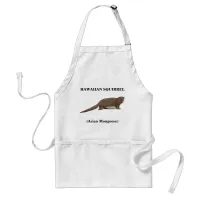 Hawaiian Squirrel (Asian Mongoose) Apron