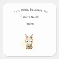 Customize Woodland Animal Book Plate