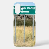 Turn Left to Shooting Range iPhone 16 Plus Case