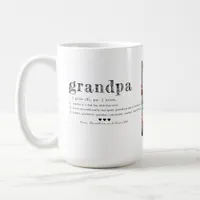 Love You Grandpa Mug |Two Photo Handwritten Coffee