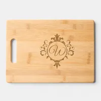 Elegant, Vintage Initial Cutting Board