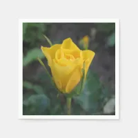 Yellow Rosebud Napkins