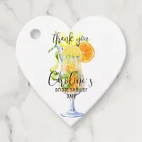 Aperol Spritz Cocktail Italian Style Bridal Shower Favor Tags