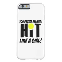 hit like a girl volleyball barely there iPhone 6 case