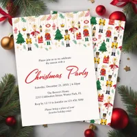 Modern Nutcracker Christmas Holiday Party Invitation