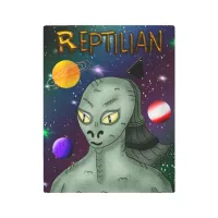 Reptilian Alien with Outer Space