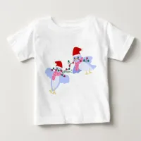Birds & Christmas Lights Baby Jersey  Baby T-Shirt