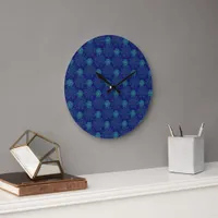 Floral Pattern Wall Clock