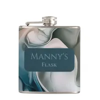 Ethereal Dreamscape: Tranquil Abstract Flask