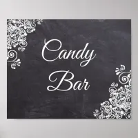 Wedding Sign Candy Bar Chalkboard Look