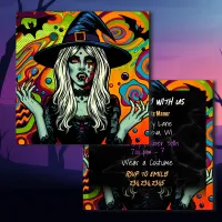 Psychedelic Witch Halloween Party