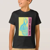 Colorful Retro Official Egg Hunter Crew T-Shirt