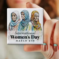 International Women's Day | March 8th Button