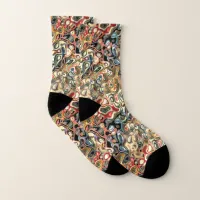 Abstract Art All-Over-Print Socks