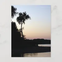 Mississippi River Sunset Postcard