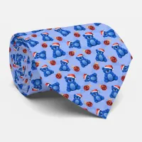 Cute Christmas Teddy Bears  Neck Tie