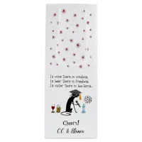 In Wine There Is Wisdom Funny Saying Wine Gift Bag