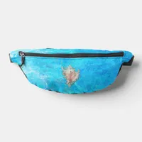 Conch Shell "Beach Life" Beach Journal Fanny Pack