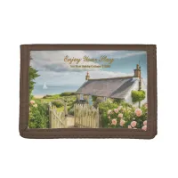 Holiday Cottage Rental Vacation Let Promotional Trifold Wallet