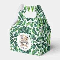 Tropical Jungle Safari Animals Party Favor Boxes