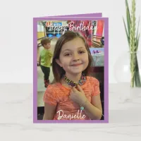 Happy Birthday Photo Card