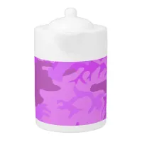 Light Purple Camouflage Teapot