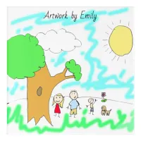 Add your Child's Artwork to this Acrylic Print