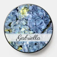 Blue Hydrangea Flower PopSocket