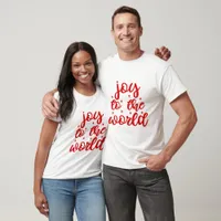 Joy To The World - Christmas T-Shirt