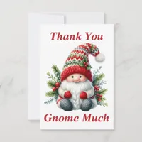 Christmas Gnome Thank You Card