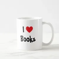 I Love Books Coffee Mug