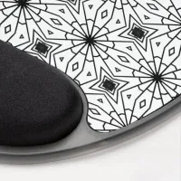 Gel mousepad with elegant abstract pattern