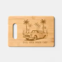 Fuel Your Inner Chef Classic Car Automobile Bamboo Cutting Board