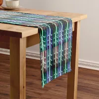 Industrial Minimalism Colors Abstract Design - Short Table Runner